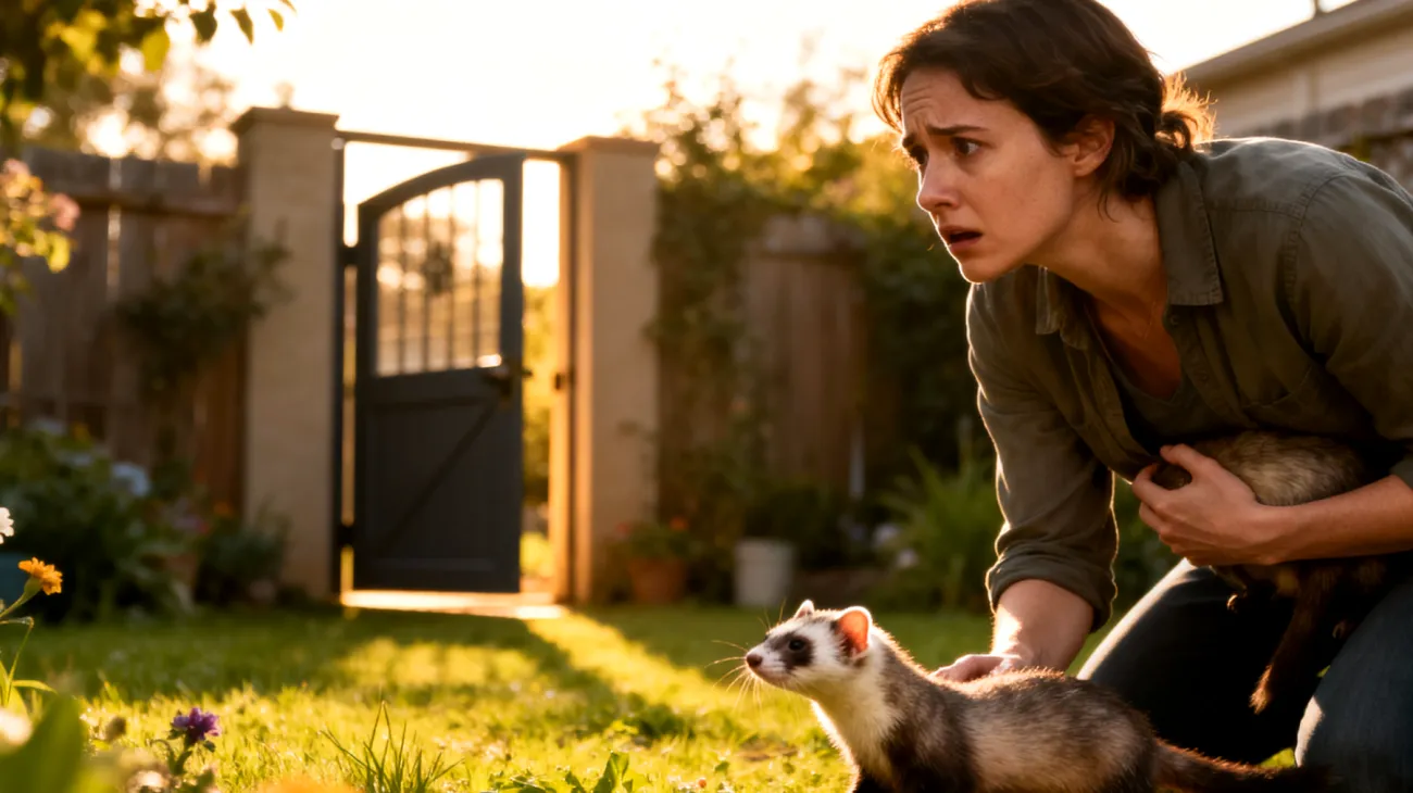 Frettchen benötigen spezielle Trainingsmethoden und Verhaltensübungen für die sichere Nutzung des Gartens, da sie Fluchttiere sind und ohne angemessene Vorbereitung entkommen oder sich verletzen können"