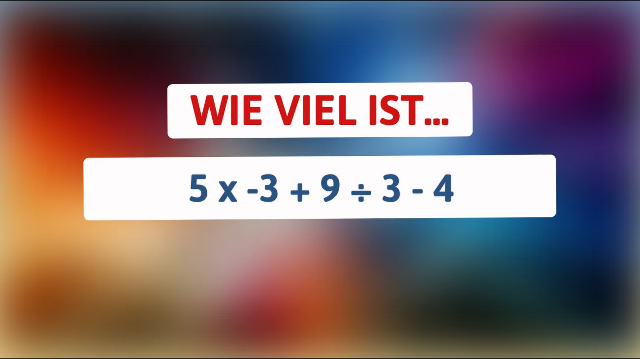 Nur für Superhirne: Meisterst du diese knifflige Mathe-Herausforderung?"